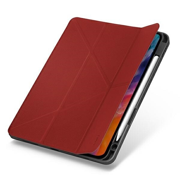 UNIQ-deksel Transforma Rigor iPad Air 10.9 (2020) Rød/korallrød Atnimi Microbial