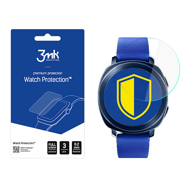 Samsung Gear Sport - 3mk Watch Protection v. FlexibleGlass Lite