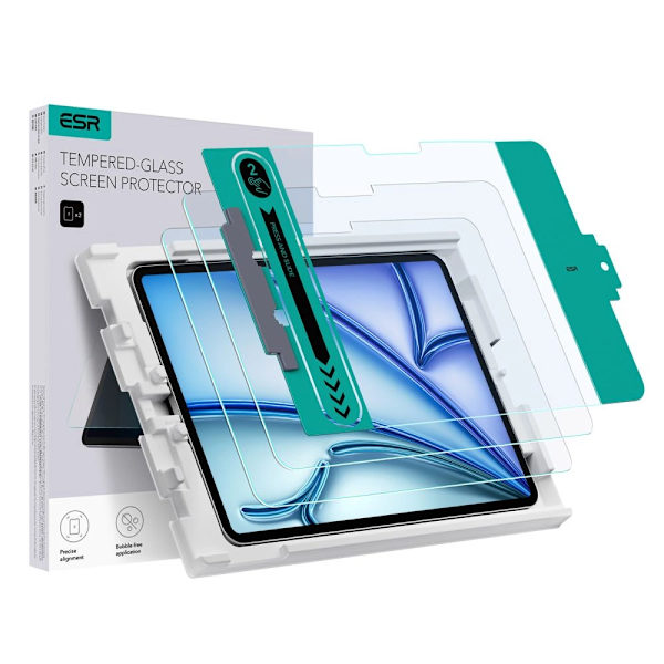 ESR HÆRDET GLAS TIL IPAD AIR 11'' 2024 - 2 STK.