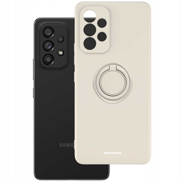 Spacecase Silikon Case Ring För Samsung Galaxy A53 5G Bone Case