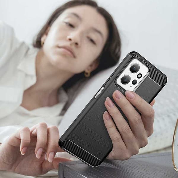 Spacecase Case Cover För Xiaomi Redmi Note 12 4G Svart