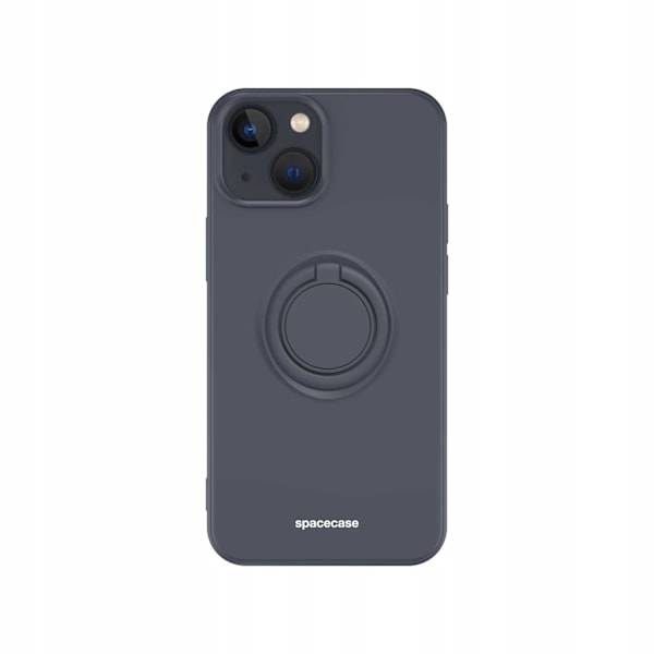 Spacecase Silikon Ringfodral För Iphone 13 Mini Black Protective
