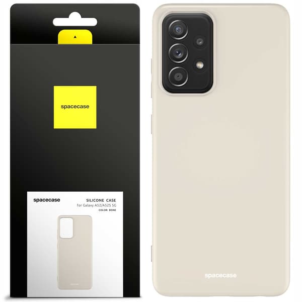 Spacecase Silikonfodral För Samsung Galaxy A52 A52S Bone