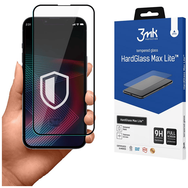 APPLE IPHONE 13/13 PRO/14 - 3MK HARDGLASS MAX LITE