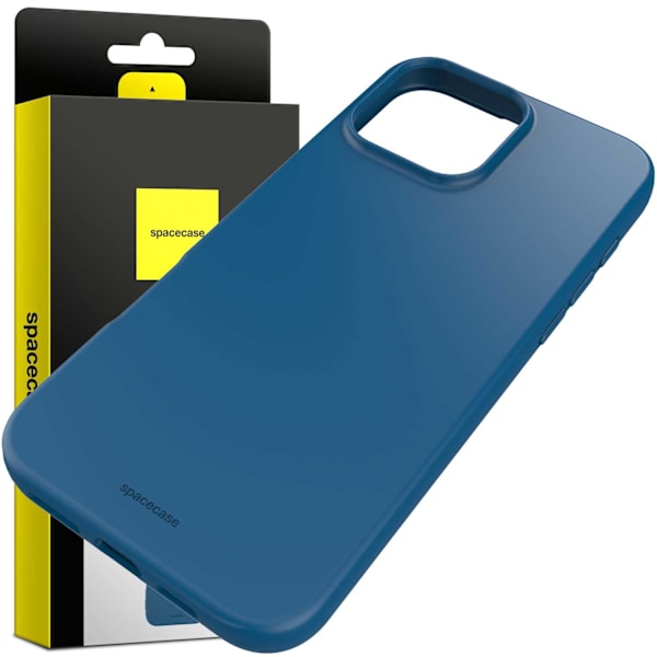 Spacecase Silikonfodral För Iphone 16 Pro Max Blue Protective