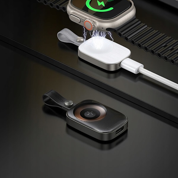 MCDODO INDUKTIV LADDARE FOR USB-C LADDNING APPLE WATCH 9 SE ULTRA STRAP