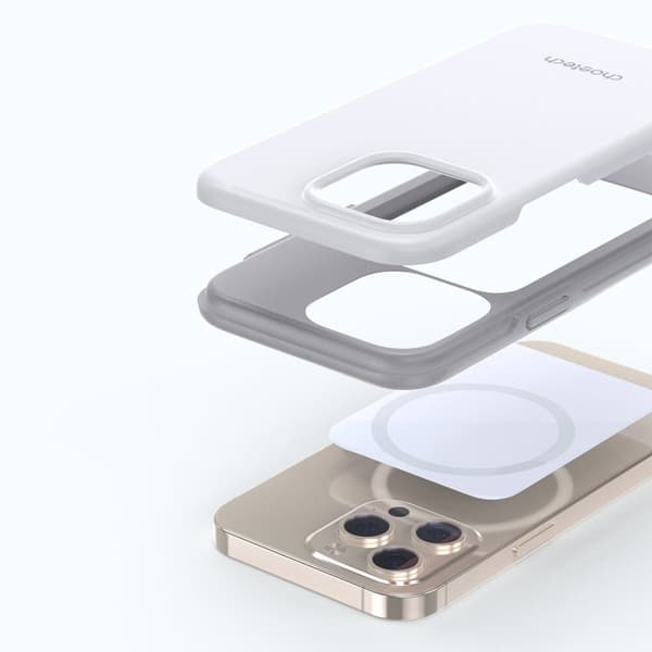 Choetech MFM Anti-dråpedeksel til iPhone 13 Pro Max hvit (PC0114-MFM-WH)