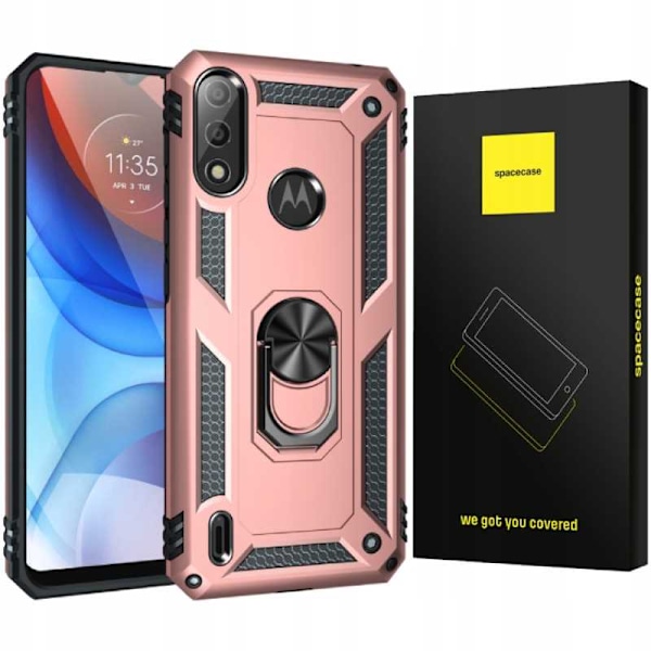 Spacecase Case Cover Till Motorola E7 E7I Power Pink Sc Ring Nx