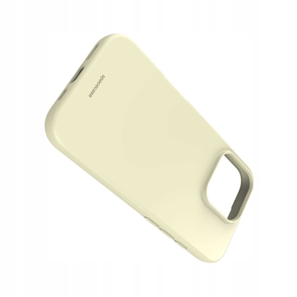 Spacecase Silikonfodral För Iphone 16 Pro Bone Phone Skydd