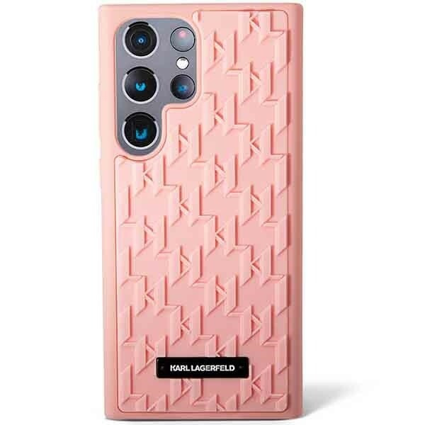 Karl Lagerfeld KLHCS23LRUPKLPP S23 Ultra S918 Hard Case - Rosa 3D Monogram