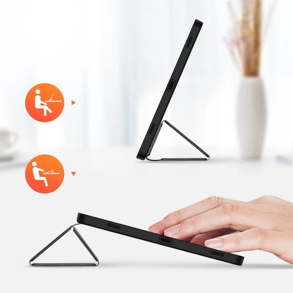 DUX DUCIS DOMO SAMSUNG GALAXY TAB S9 FE ETUI MED STATIV - SORT