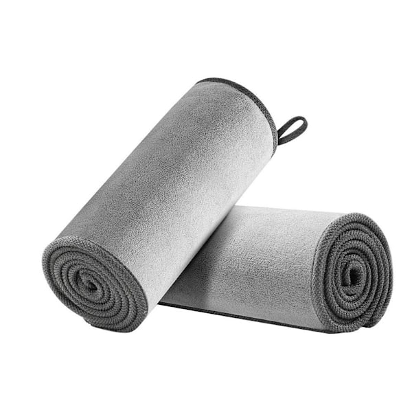 Baseus 2 x mikrofiberhåndklær for tørking av bilmikrofibre 40 cm x 40 cm grå (CRXCMJ-0G)