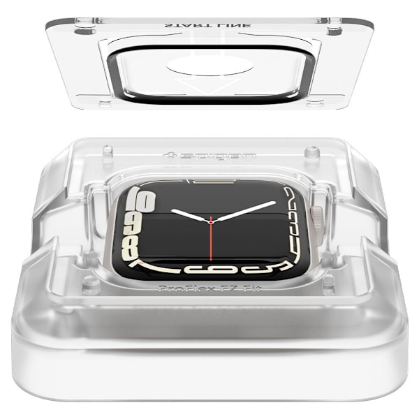 SPIGEN PROFLEX HYBRID GLAS "EZ FIT" 2-PACK APPLE WATCH 7/8 (41 MM)