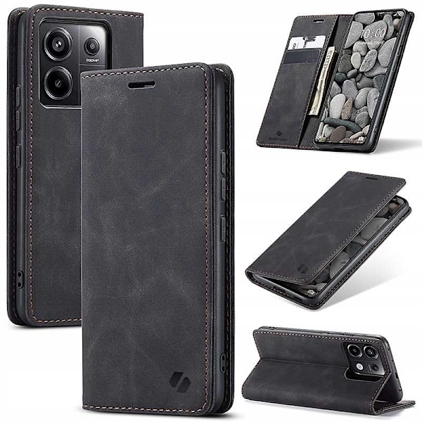 Spacecase Case Cover För Poco X6 Rm Note 13 Pro 5G Svart