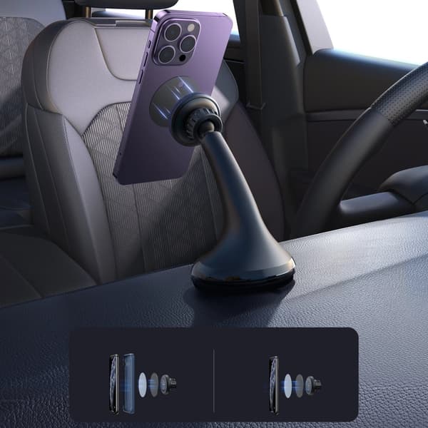 JOYROOM BIL MAGNETISK TELEFONHOLDER TIL COCKPIT, SORT