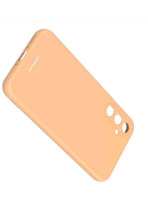 Spacecase Silikonfodral För Samsung Galaxy A14 4G 5G Orange