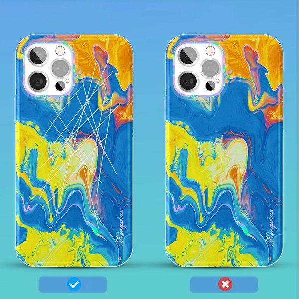 KINGXBAR CASE CASE COVER TIL IPHONE 12 PRO / 12