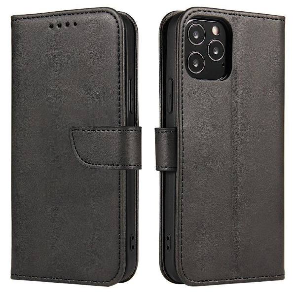 Magnetisk etui, stilig etui, dekselklaff og stativfunksjon for OnePlus Ace, svart