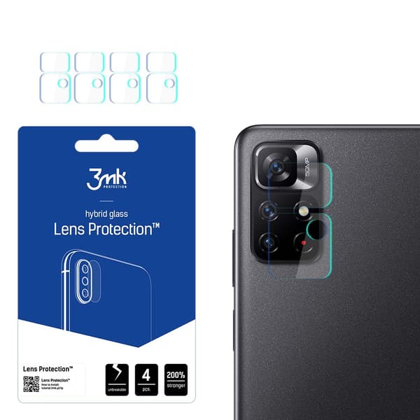 XIAOMI REDMI NOTE 11S 5G/11T 5G - 3MK OBJEKTIVBESKYTTELSE
