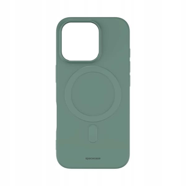 Spacecase Magnetisk Silikonfodral För Iphone 16 Pro Mörkgrön