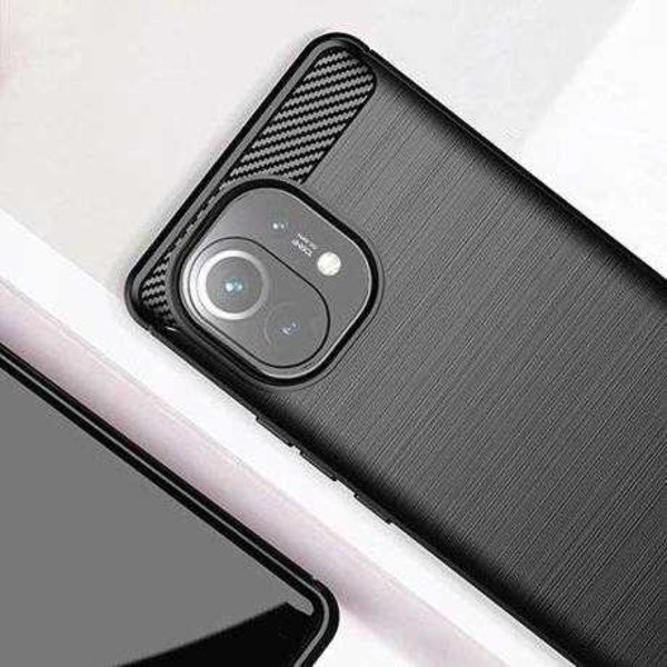 Spacecase Cover Till Xiaomi Mi 11 Lite 5G Ne Carbon Black