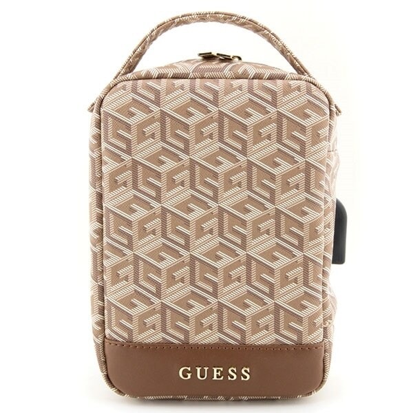 Guess GUHBHGCFSEW Organizer bag - brun GCube Stripe