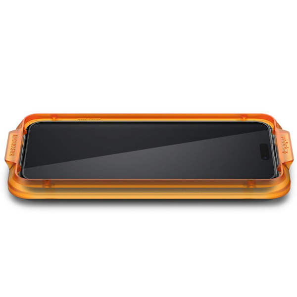 HÆRDET GLAS SPIGEN ALM GLASS FC 2-PACK IPHONE 15 PRO MAX SORT