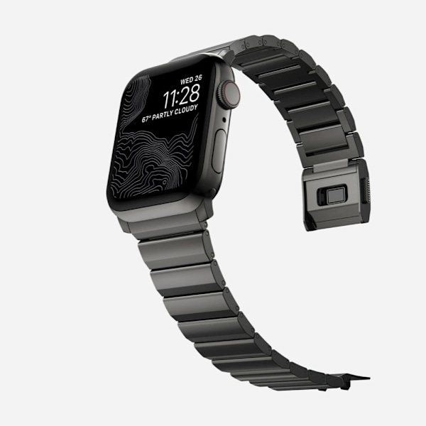 TECH-PROTECT STEELBAND APPLE WATCH 4 / 5 / 6 / 7 / 8 / 9 / SE / ULTRA 1 / 2 (42 / 44 / 45 / 49 MM) SVART