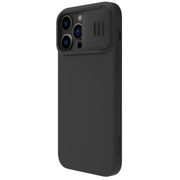 Nillkin CamShield Silikonetui til iPhone 14 Pro Max deksel med kamerabeskyttelse svart