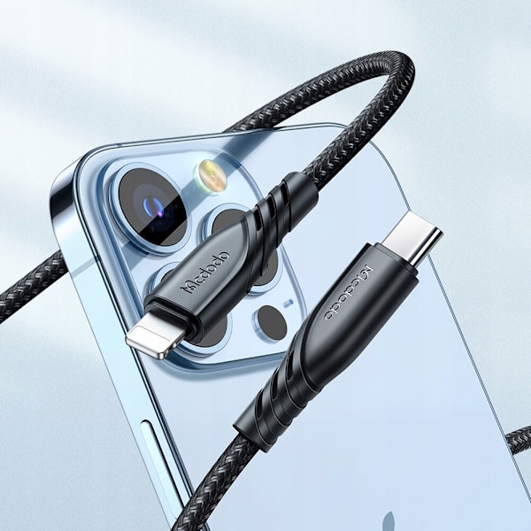 Mcdodo telefonlader, Snabb, USB, USB-C, 20W, for iPhone, universal, svart