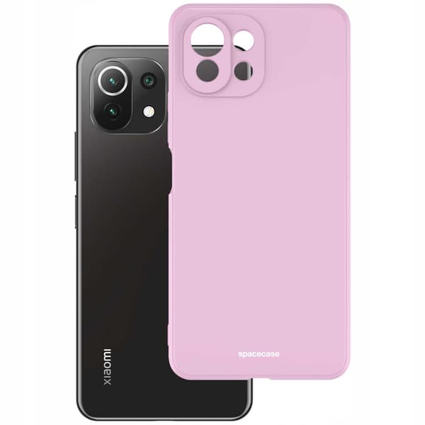 Spacecase Silikonfodral Till Xiaomi Mi 11 Lite Lilac