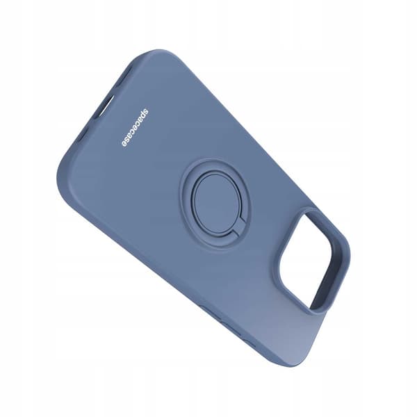 Spacecase Silikonring För Iphone 15 Pro Blue