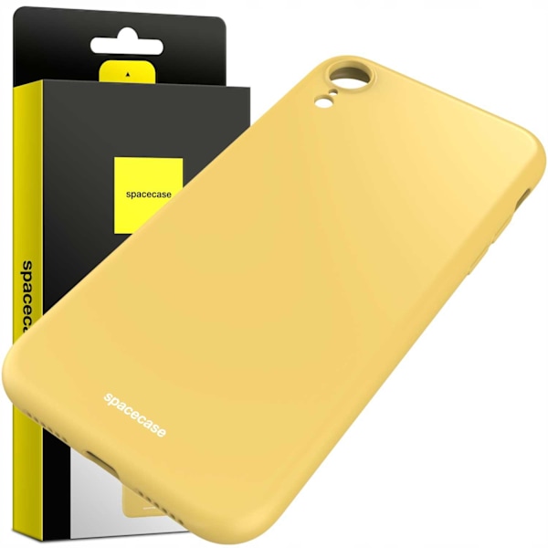 Spacecase Silikonfodral För Iphone Xr Gul Skydd