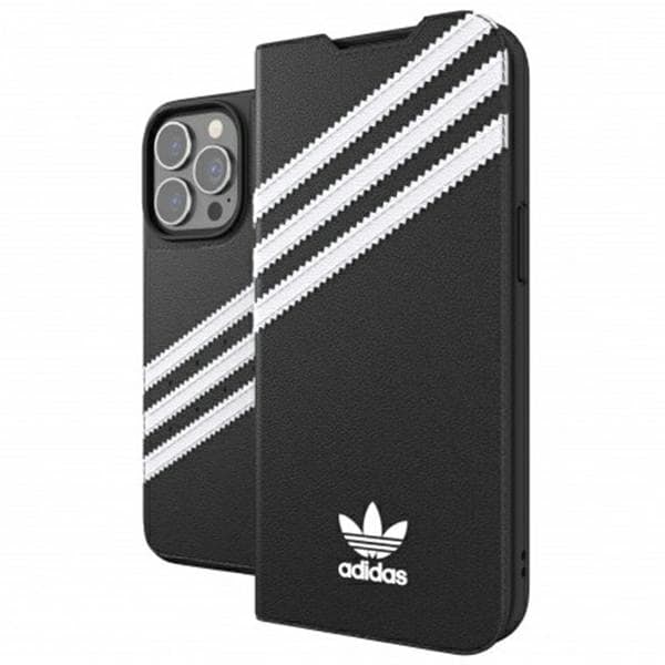 Adidas OR Booklet Case PU iPhone 13 Pro / 13 6.1 svart hvit/svart hvit 47112