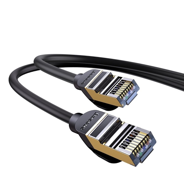 Baseus Speed​​​​Sju høyhastighets RJ45 nettverkskabel 10 Gbps 1m svart (WKJS010101)