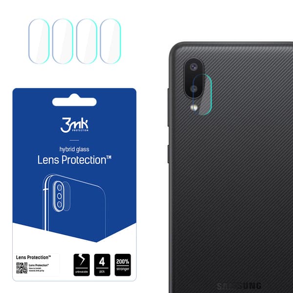 SAMSUNG GALAXY A02 - 3MK OBJEKTIVBESKYTTELSE
