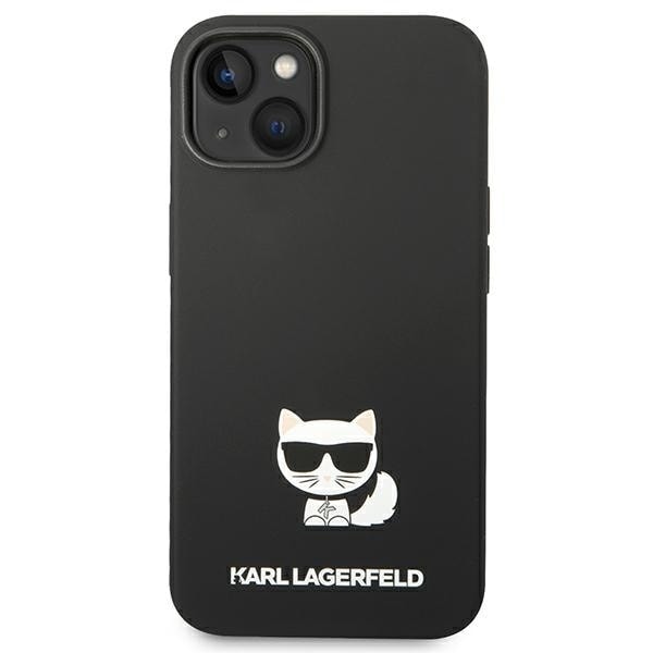 Karl Lagerfeld KLHCP14MSLCTBK iPhone 14 Plus 6.7 Hard Shell svart/svart silikonkoppdeksel