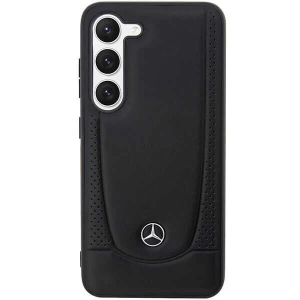 MERCEDES LÆDER URBAN COVER TIL SAMSUNG GALAXY S23 FE - SORT