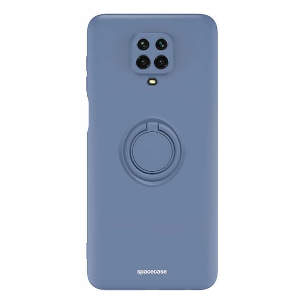 Spacecase Silikon Ringfodral För Xiaomi Redmi Note 9S 9 Pro Blue