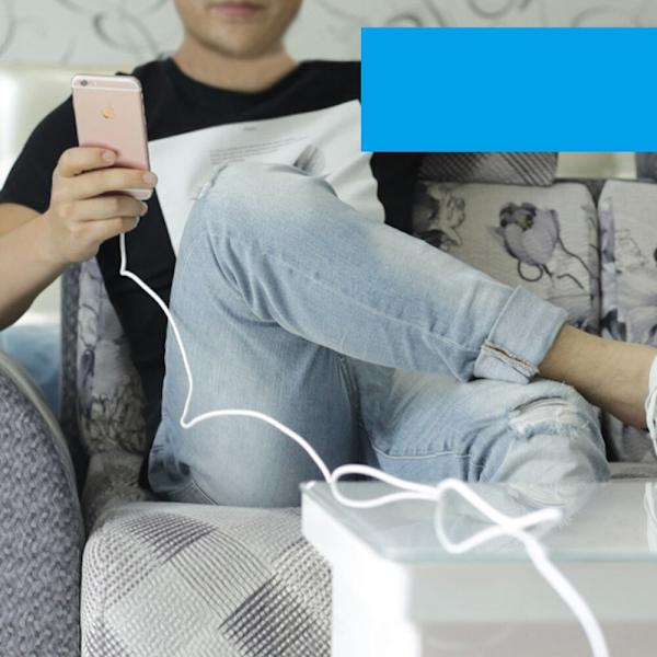 Choetech-sertifisert USB-A til Lightning MFI-kabel 1,8 m hvit (IP0027)