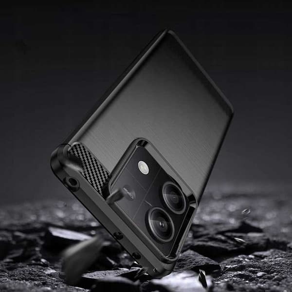 Spacecase Case Carbon Case För Xiaomi Redmi Note 13 5G Svart