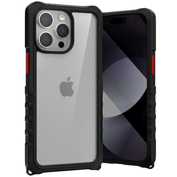 Mercury Bumper Pop Case iPhone 15 Pro Max 6,7" svart/svart