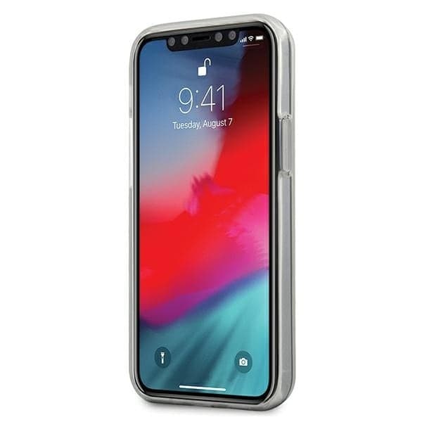 MERCEDES TRANSPARENT LINE ETUI TIL IPHONE 12 MINI - SORT
