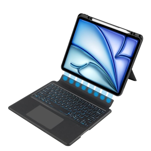 TECH-PROTECT SCMAG PEN + KEYBOARD IPAD AIR 13 2024 SVART