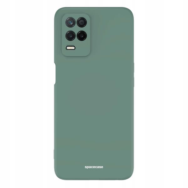 Spacecase Silikonecase För Realme 8 5G Case Grönt Skydd