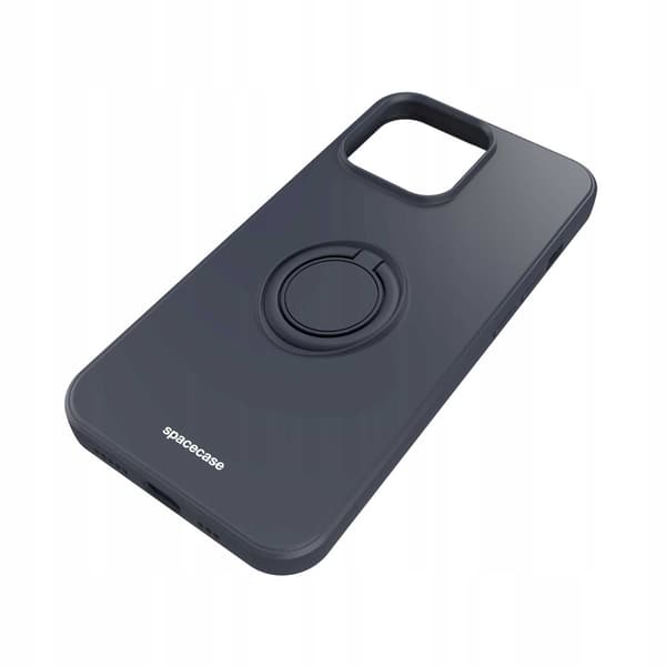 Spacecase Silikon Ringfodral För Iphone 13 Pro Svart Väska