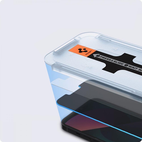HÆRDET GLAS SPIGEN GLAS.TR "EZ FIT" 2-PACK IPHONE 13 / 13 PRO FORTROLIGHED