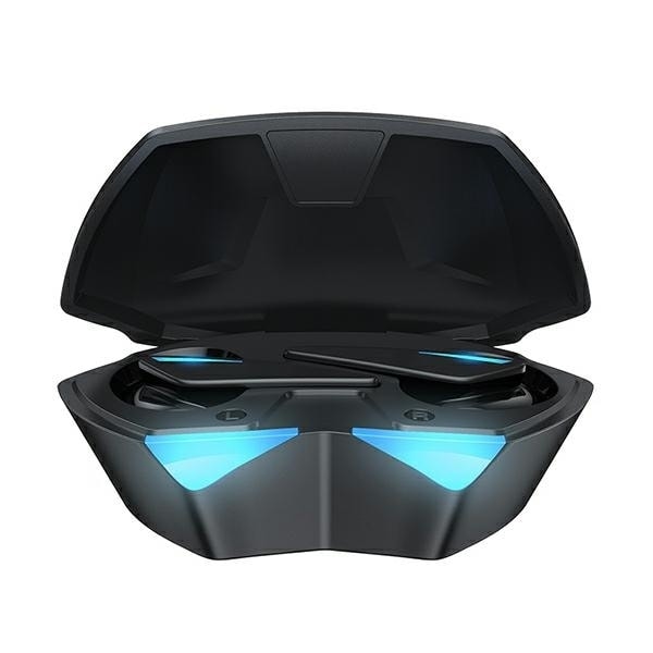 AWEI Bluetooth 5.0 T23 TWS hörlurar + gaming dockningsstation svart/svart