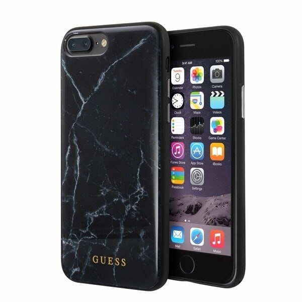 Gjett GUHCI8LHYMABK iPhone 7/8 Plus svart/svart marmor Svart