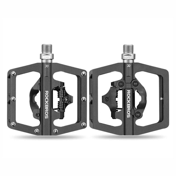 Rockbros PD15-BK Sykkelpedalsett i aluminiumslegering - Svart